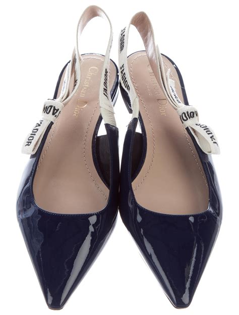 christian dior slingback|christian dior slingback flats.